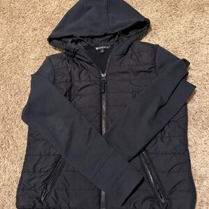 Athleta Black Quilted Jacket